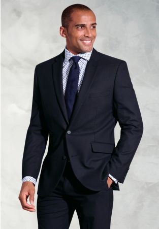 Tailored Fit Dijon Navy Suit Jacket