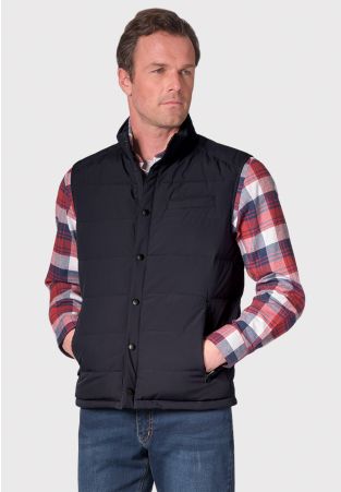 Doyle Navy Down Filled Vest