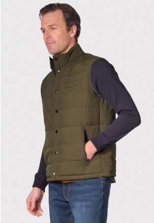 Doyle Olive Down Filled Vest