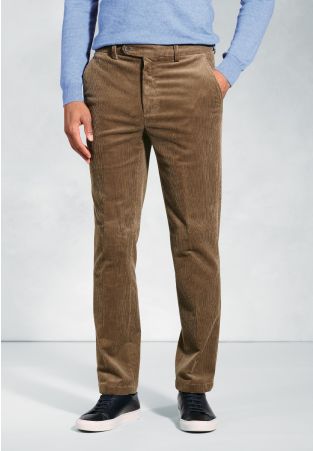 Regular Fit Ellroy Camel Corduroy Pants