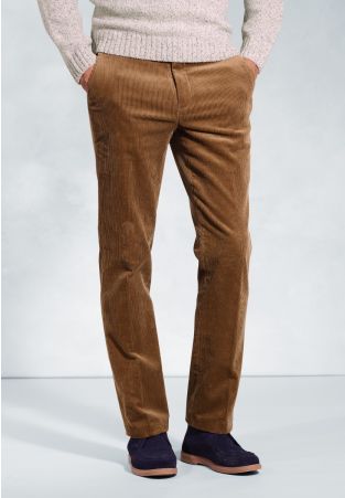 Regular Fit Ellroy Ginger Corduroy Pants