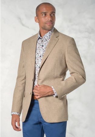 Regular Fit Federer Natural Textured Jacket