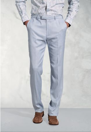 Tailored Fit Hardy Blue Textured Occasion Suit Pants