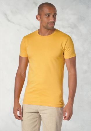 Hawkes Lemon Pure Cotton Jersey T-Shirt