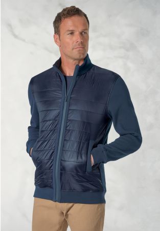 Hewitt Navy 'Hybrid' Jacket