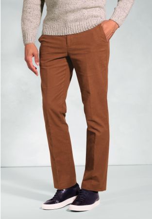 Regular Fit Kerswell Ginger Cotton Moleskin Pants