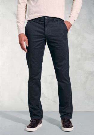 Regular Fit Leo Midnight Cotton Stretch Chinos