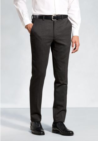 Tailored Fit Olney Charcoal Flannel Pants
