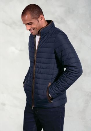 Orlando Navy Quilted Puffer Jacket