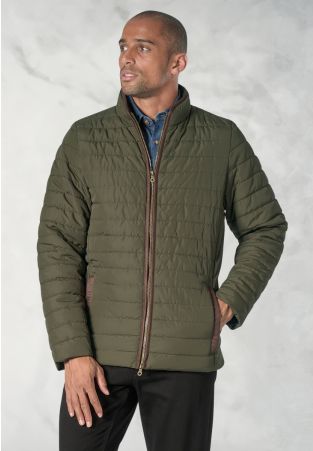 Orlando Olive Quilted Puffer Jacket