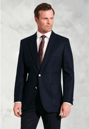 Regular Fit Oxford Navy Pure New Wool Blazer