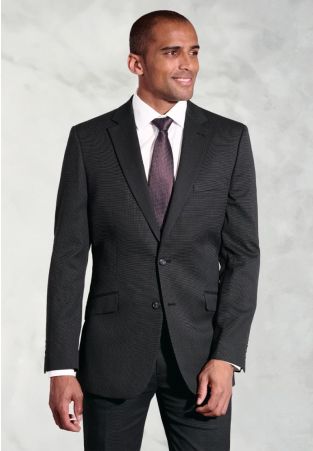 Tailored Fit Phoenix Charcoal Pin Dot Suit Jacket