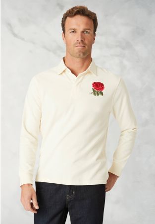 England Heritage Pure Cotton Rugby Shirt