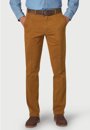 Regular Fit Seychelles Dijon Cotton Blend Twill Pants