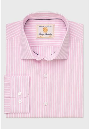 Regular Fit Pink Stripe Shirt