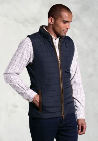 Tampa Navy Quilted Puffer Vest