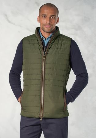Tampa Olive Quilted Puffer Vest