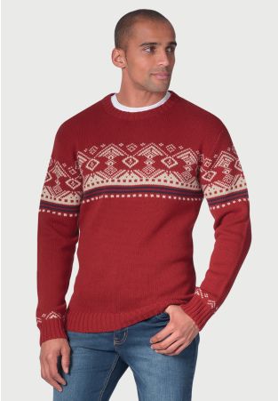 Whistler Berry Fairisle Jumper