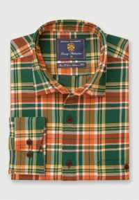 Forest, Ember, Yellow and White Check THERMOLITE® Casual Shirt