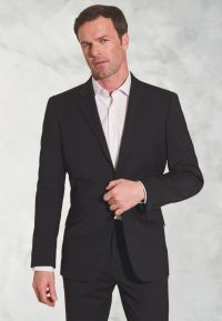 Tailored Fit Avalino Black Suit Jacket