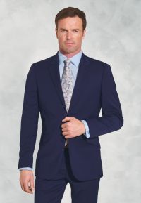 Tailored Fit Avalino Mid Blue Suit Jacket