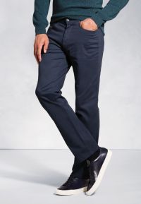 Tailored Fit Brunswick Navy Stretch Cotton Chino Jeans