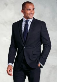 Tailored Fit Dijon Navy Suit Jacket