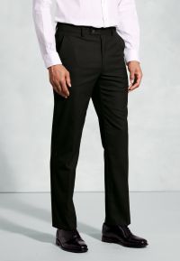 Tailored Fit Monaco Black Pants